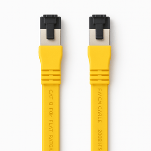 Sigma Wire & Cable Network Patch Cables Patch Cord  |  Cat8,  S/FTP Stranded Bare Copper,  Flat  9ft