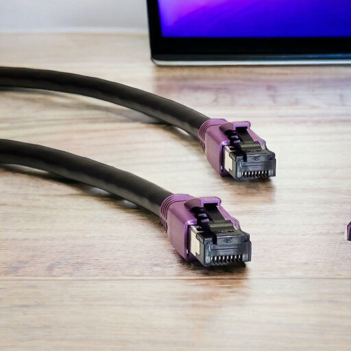 Sigma Wire & Cable Network Patch Cables Patch Cord  |  Cat8,  S/FTP Stranded Bare Copper,  Round  20ft