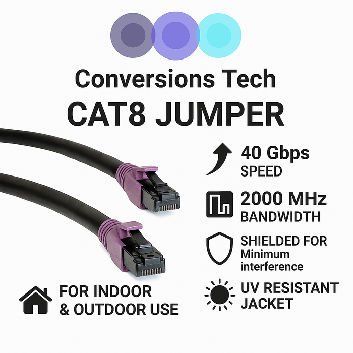 Sigma Wire & Cable Network Patch Cables Patch Cord  |  Cat8,  S/FTP Stranded Bare Copper,  Round  6ft