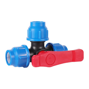 Conversions Tech PE Water Pipe Connector Pipe Fittings 20/25/32/40/50mm Water Tube Direct Pipe Quick Valve Connector Pipe Connector 1 Pc