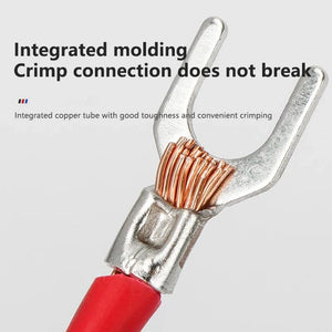 Conversions Tech Phoenix Snb1.25-3/4/5/6/8 Automotive Terminal Block Copper Wire Lug Connector Fork-Shaped U-Shaped Cold-Pressed Copper National