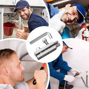 Conversions Tech Pipe Extractor Tool Heavy Duty Pipe Tool Automotive Equipment For Expansion Sprinkler Repair Shower Pipeline Water Plumbing