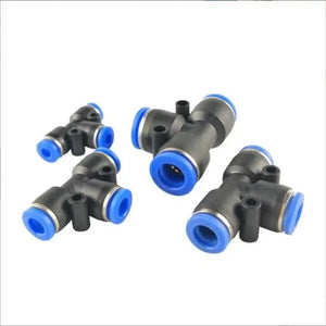 Conversions Tech PE / 6mm Pneumatic Fitting Pipe Connector Tube Air Quick Fittings Water Push In Hose Plastic PU PY PK PM PV PE 4mm 6mm 8mm 10mm 12mm 14mm
