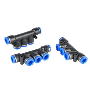 Conversions Tech PK / 4mm Pneumatic Fitting Pipe Connector Tube Air Quick Fittings Water Push In Hose Plastic PU PY PK PM PV PE 4mm 6mm 8mm 10mm 12mm 14mm
