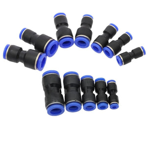Conversions Tech Pneumatic Fitting Tube Connector Fittings Air Quick Water Pipe Push In Hose Quick Couping 4mm 6mm 8mm 10mm 12mm PU PY PK