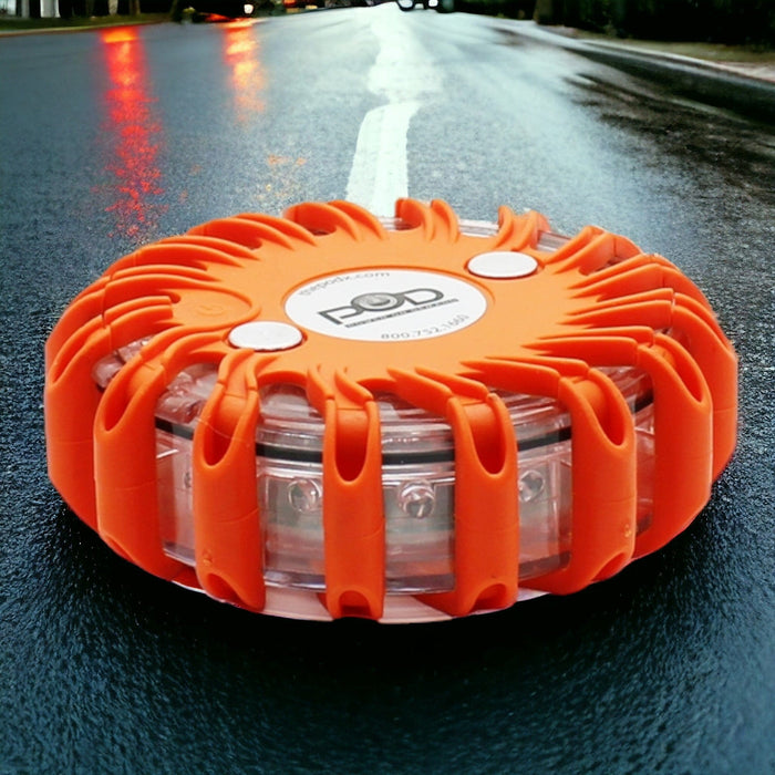 Power On Demand Safety Lighting POD  |  LED Super Flares-Red