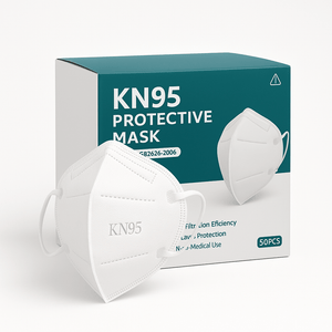 Conversions Technology PPE Premium KN95 Masks — 50-Pack (10 Bags × 5 Masks)