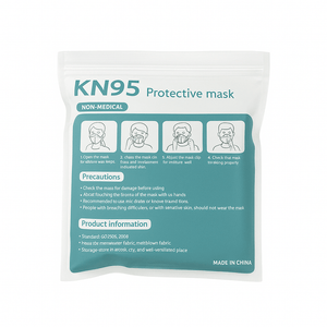 Conversions Technology PPE Premium KN95 Masks — 50-Pack (10 Bags × 5 Masks)