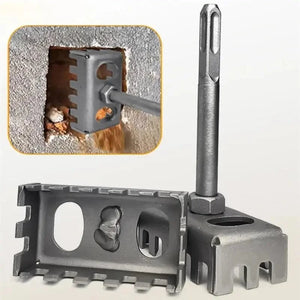 Conversions Tech Professional Electric Hammer for Wall Slotting, Electrical Socket Installation, Square Drill Hole Expansion Tool