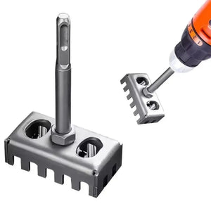 Conversions Tech Professional Electric Hammer for Wall Slotting, Electrical Socket Installation, Square Drill Hole Expansion Tool