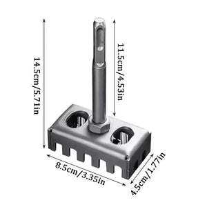 Conversions Tech Professional Electric Hammer for Wall Slotting, Electrical Socket Installation, Square Drill Hole Expansion Tool