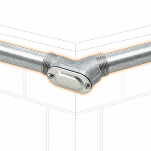 Conversions Tech Pull Corner Elbow-Rigid to Rigid 1"