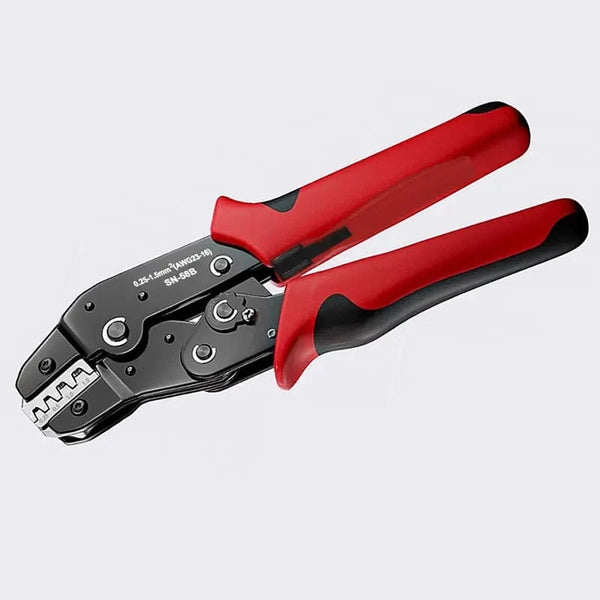 Conversions Tech SN-58B Ratcheting Crimping Tool Set For Dupont JST MOLEX Open Barrel,Dupont Molex JST TE Terminals & EPC PCIE SATA Pins SN-58B