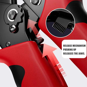 Conversions Tech SN-58B Ratcheting Crimping Tool Set For Dupont JST MOLEX Open Barrel,Dupont Molex JST TE Terminals & EPC PCIE SATA Pins SN-58B