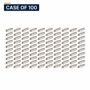 Conversions Tech Accessories Case of 100 ($1.06 ea) RCA Female to F Male Adapter | Composite Video to Coax | RCA-F
