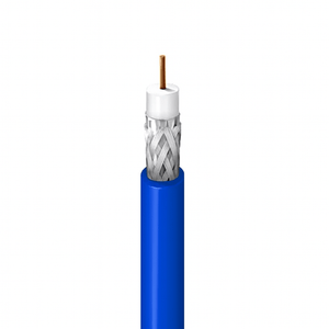 Sigma Wire & Cable Bulk Coax RG6 Coaxial Cable 1000 ft (Blue) — Dual-Shield 75 Ω, Foam PE | Sigma Wire