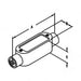 Conversions Tech Rigid Conduit Body C Series  3/4" UL Threaded