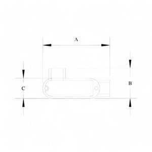 Conversions Tech Rigid Conduit Body LL Series 1-½” UL Threaded