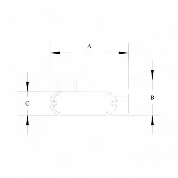 Conversions Tech Rigid Conduit Body LL Series 1-¼” UL Threaded