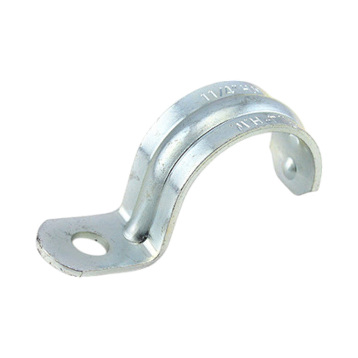 Rigid One Hole Strap Electro-Galvanized 1/2"