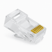 Conversions Tech Connectors RJ45 Connector | Cat6 Feed through Modular Plug Unshielded 100 pcs