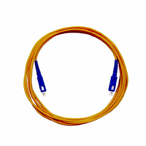Conversions Tech Fiber Optic SC/APC to LC/APC Fiber Patch Cable | Single-Mode Simplex 9/125 OS2