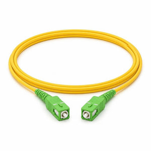 Conversions Tech Fiber Optic SC/APC to SC/APC Fiber Patch Cable | Single-Mode Simplex 9/125 OS2