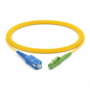 Conversions Tech Fiber Optic SC/UPC to LC/APC Fiber Patch Cable | Single-Mode Simplex 9/125 OS2