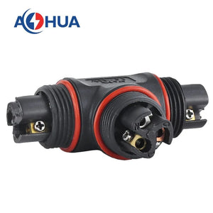 Conversions Tech Screw Lugs Assembly 2pin 3pin 4pin Power Cable Divided Waterproof Electrical Connector IP68 From AOHUA Factory