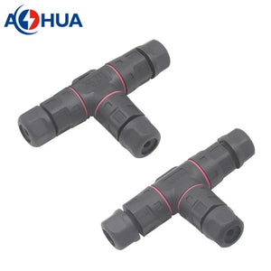 Conversions Tech Screw Lugs Assembly 2pin 3pin 4pin Power Cable Divided Waterproof Electrical Connector IP68 From AOHUA Factory