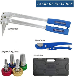 Conversions Tech CHINA SD-F1960 PEX Pipe Tube Expander 16,20,25,32mm Expansion Tool Kit For Water And Radiator Connection With Cutter