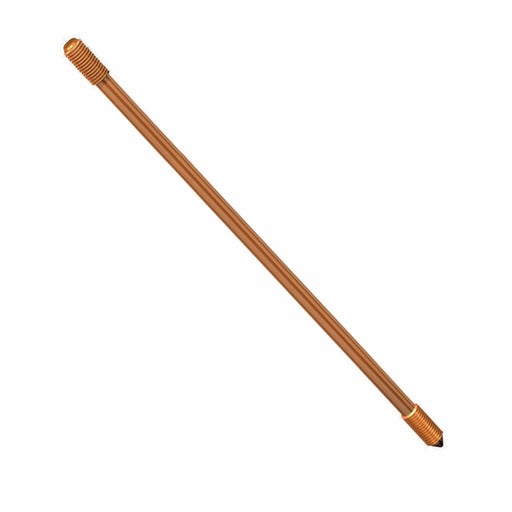 Conversions Technology Sectional Copper Bonded Steel Grounding Rod 1/2 X 8 FT