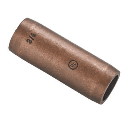 Conversions Technology Sectional Coupler | High Strength Copper Alloy | Direct Burial | Made For Non-Threaded Rods | cULus 467 Listed