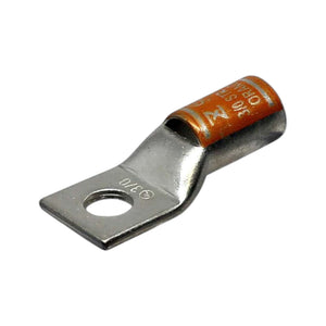 Conversions Tech Electrical > Connectors > Compression Lugs Short Barrel Compression Lug 3/0 AWG 1/2" Stud | 90°C Tin-Plated Copper