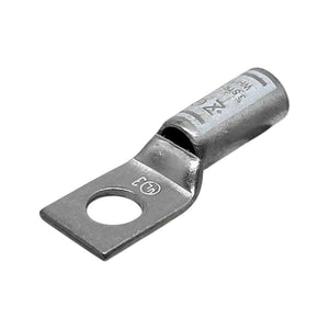Conversions Tech Electrical > Connectors > Compression Lugs Short Barrel Compression Lug 3 AWG 3/8" Stud | 90°C Tin-Plated Copper