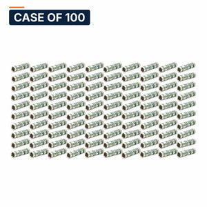 Conversions Tech Electrical > Connectors > Compression Splices Case of 100 ($2.04 ea) Short Barrel Compression Splice 1 AWG Copper | 90°C, Green Code