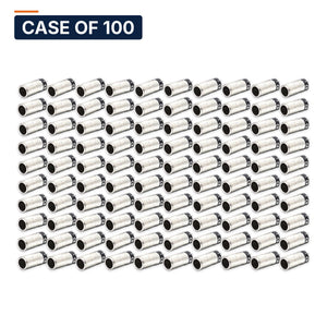 Conversions Tech Electrical > Connectors > Compression Splices Case of 100 ($0.73 ea) Short Barrel Compression Splice 4 AWG Copper | 90°C, Gray Code
