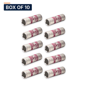 Conversions Tech Electrical > Connectors > Compression Splices Box of 10 ($3.30 ea) Short Barrel Copper Compression Splice 1/0 AWG | 90°C, Pink Code