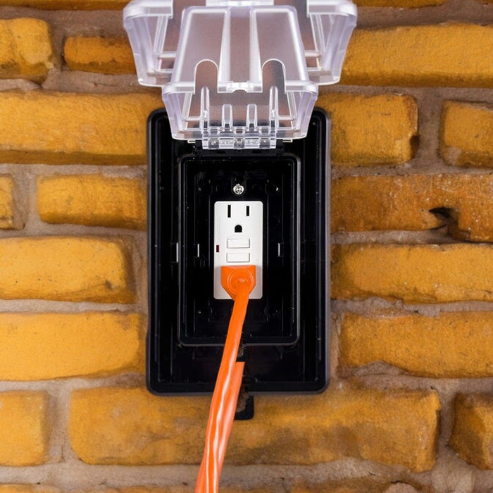 Conversions Technology Single Gang Weatherproof Receptacle Outlet Cover