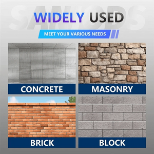 Conversions Tech As Shown SOFT-100 PCS 3/16 Inch X1-1/4 Concrete Screw Anchor Blue Flat Heads For Anchoring To Masonry, Block Or Brick Stucco