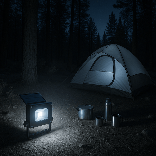 Power On Demand Safety Lighting Solar Powered LED Light with Power Bank