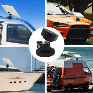 Conversions Tech Black Starlink Mini Car Folding Magnetic Bracket Accessory RV Adapter Roof Magnet Bracket Stands & Mounts