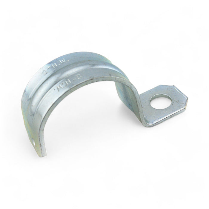 Rigid One Hole Strap Electro-Galvanized 1-1/4"