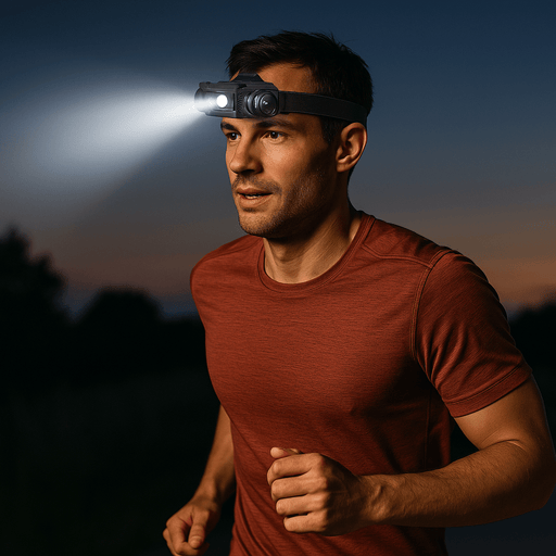 Power On Demand Safety Lighting Super Bright, Rechargeable LED Headlamp by Power on Demand
