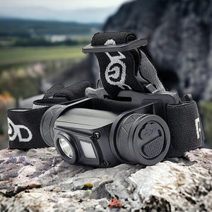 Power On Demand Safety Lighting Super Bright, Rechargeable LED Headlamp by Power on Demand