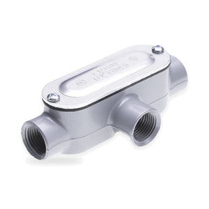 Conversions Tech Electrical > Conduit Fittings > Conduit Bodies T Conduit Body 1-1/2 in. Threaded, Rigid/IMC, Copper-Free Aluminum, with Cover & Gasket | 675-30045
