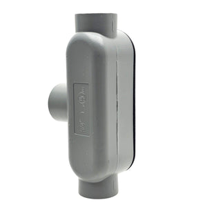 T Conduit Body 3/4 in. Threaded, Rigid/IMC, Copper-Free Aluminum, with Cover & Gasket