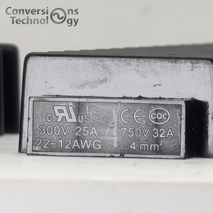 Conversions Technology Power Distribution Terminal Strip, 300V 25A 2 to 36 Pole; 22-12 AWG
