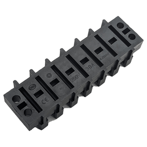Conversions Technology Power Distribution Terminal Strip, 6 Pole with SEMS screw; 250V 30A,  Heavy Duty Barrier Type