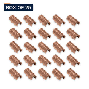 Conversions Tech Electrical > Connectors > Neutral Bars Box of 25 ($0.92 ea) Thin-Wall Copper C-Tap, 12-10 AWG
